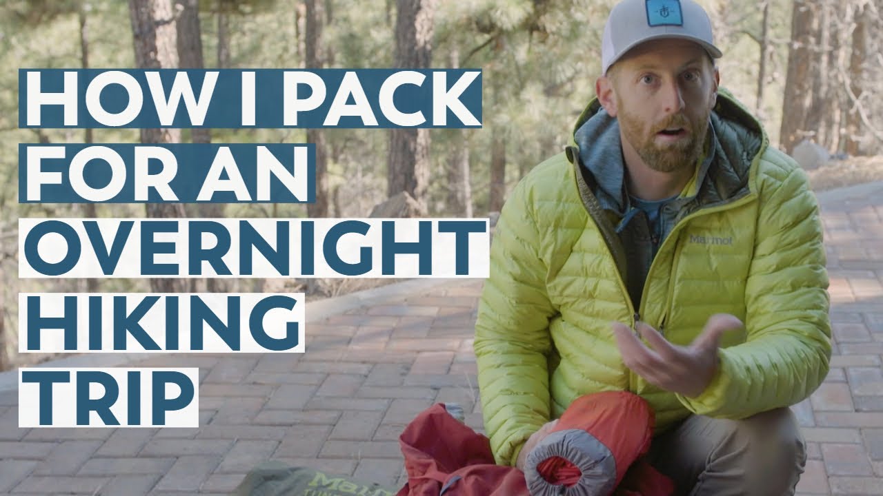 How I Pack My Backpack For An Overnight Hiking Trip